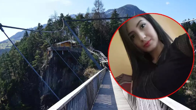 El vídeo de la chica que murió al saltar haciendo 'puenting' sin saber que no estaba atada